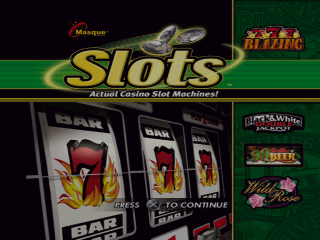 Slots title screen for Playstation
